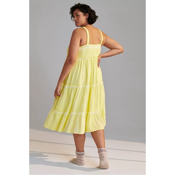Anthropologie Nell Tiered Midi Dress NWT Size Plus 2X - Picture 4 of 15